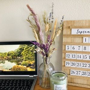 Pampas dried floral bouquet